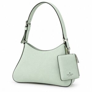 NWT Kate Spade NY Jodi Hobo Purse Bag Lime frost pebbled Leather Removable Pouch